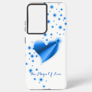 Regenbogenherz mit Sternen , Die Magie der Liebe Samsung Galaxy Hülle