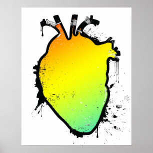 Regenbogenherz Poster