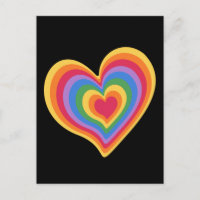 Regenbogenherz. Pride Gay Liebe