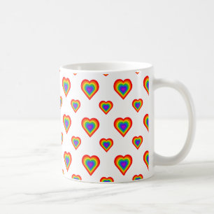 Regenbogenherz Tasse