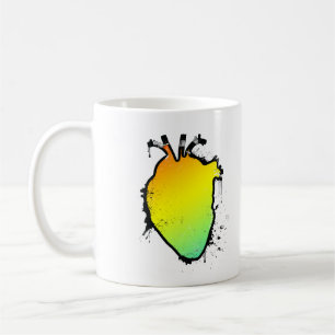 Regenbogenherz Tasse