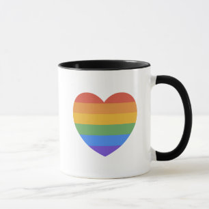 Regenbogenherz Tasse