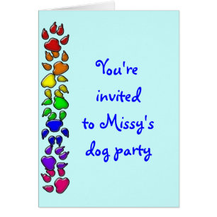 Regenbogenhundedruck