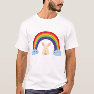 Regenbogenkaninchen T-Shirt