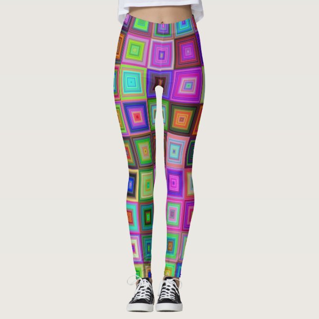 Regenbogenketten Leggings (Vorderseite)