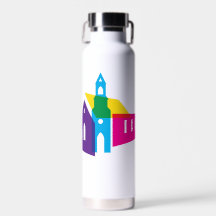 Regenbogenkirche Wasserflasche
