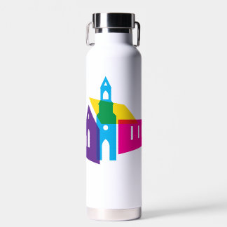 Regenbogenkirche Wasserflasche Trinkflasche