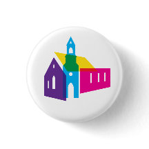 Regenbogenkirchen-Button