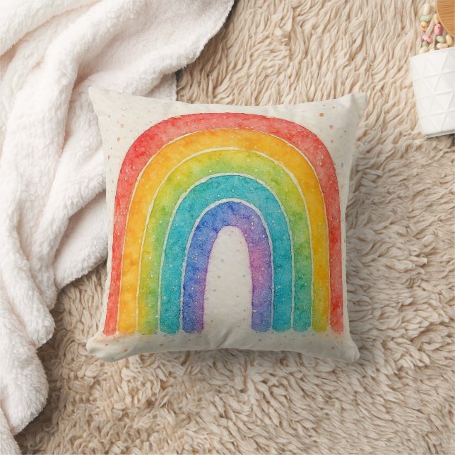 Regenbogenkissen. Kissen (Decke)