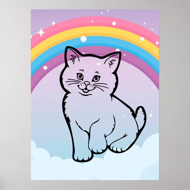 Regenbogenkitt Poster (Vorne)