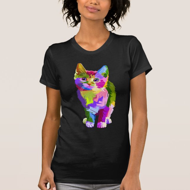 Regenbogenkitt T-Shirt (Vorderseite)