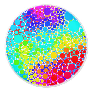 Regenbogenknopf Keramik Keramikknauf