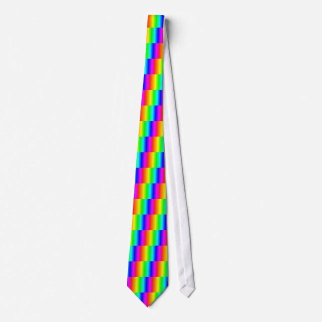 Regenbogenkrawatte Krawatte (Vorderseite)