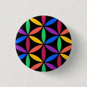 Regenbogenkreise Button