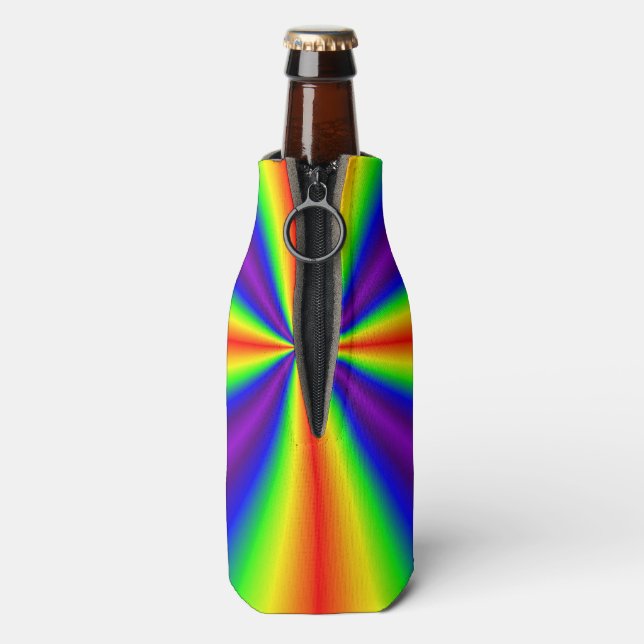 Regenbogenkreuz Flaschenkühler (Flasche Rückseite)