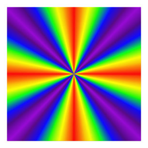 Regenbogenkreuz Fotodruck