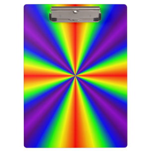 Regenbogenkreuz Klemmbrett