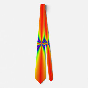 Regenbogenkreuz Krawatte