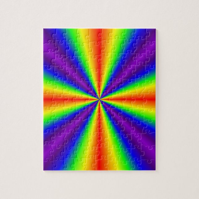 Regenbogenkreuz Puzzle (Vertikal)