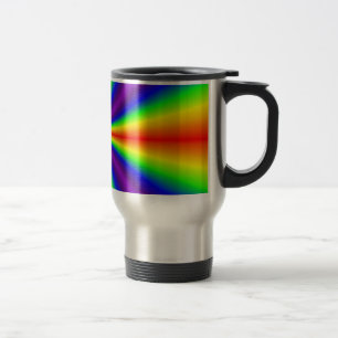 Regenbogenkreuz Reisebecher