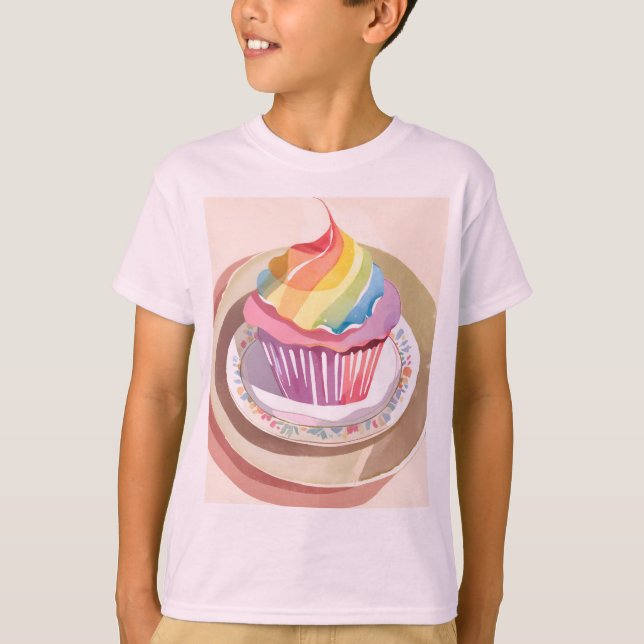 Regenbogenkuchen T-Shirt (Vorderseite)