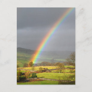 Regenbogenlandschaft Postkarte
