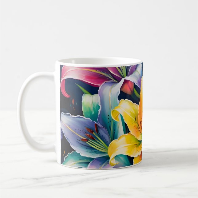 Regenbogenliken Kaffeetasse (Links)
