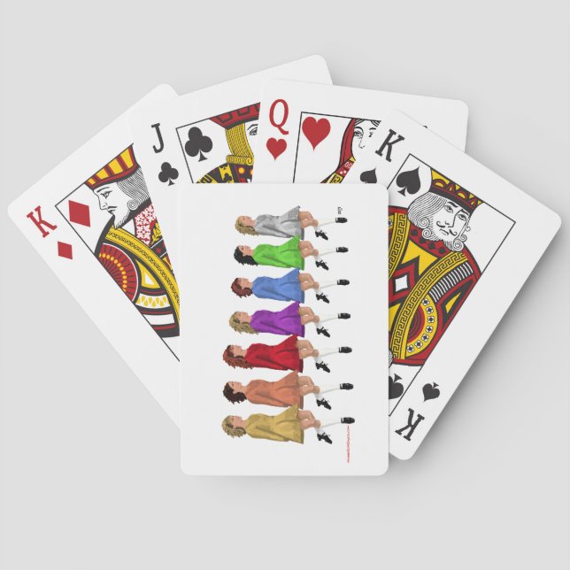 Regenbogenlinie Spielkarten (Rückseite)
