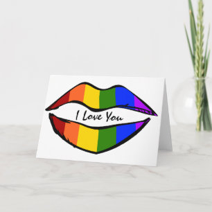 Regenbogenlippen Karte