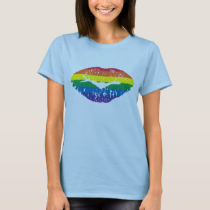 Regenbogenlippen T-Shirt
