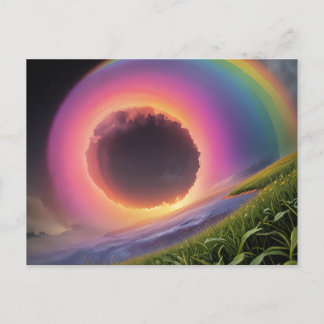 Regenbogenloch Postkarte