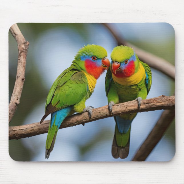 Regenbogenloris Mousepad (Vorne)