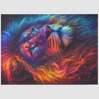 Regenbogenlöwe Seidenpapier