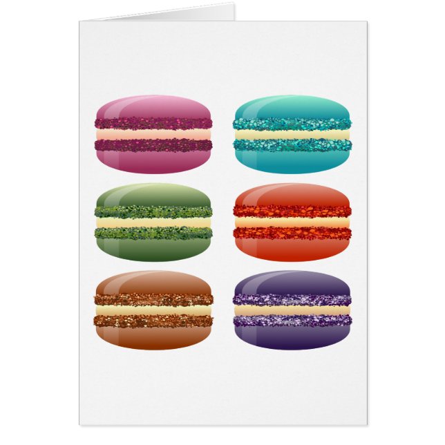 Regenbogenmacarons (Vorne)