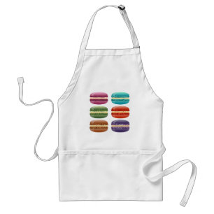 Regenbogenmacarons Schürze