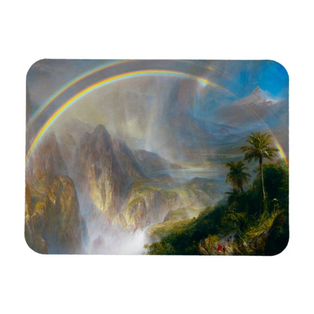 Regenbogenmalerei Magnet (Horizontal)
