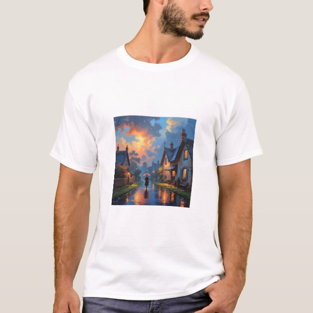 Regenbogenmalerei T-Shirt (Vorderseite)