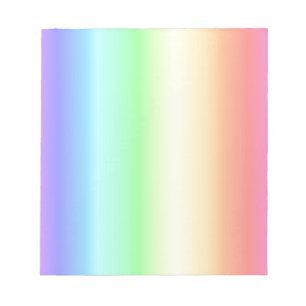 Regenbogenmuster 1 notizblock