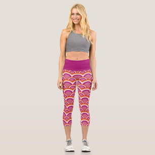 Regenbogenmuster auf Lesben Capri Leggings
