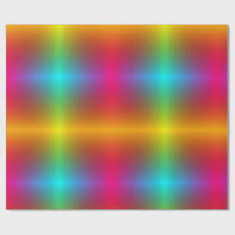 Regenbogenmuster farbenfrohes Geschenkpapier