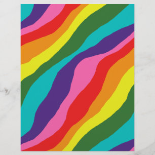 Regenbogenmuster Flyer
