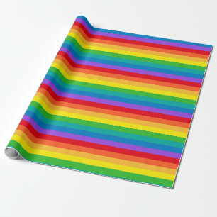 Regenbogenmuster Geschenkpapier