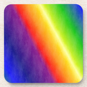 Regenbogenmuster Getränkeuntersetzer