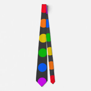 Regenbogenmuster Krawatte