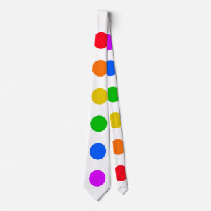 Regenbogenmuster Krawatte