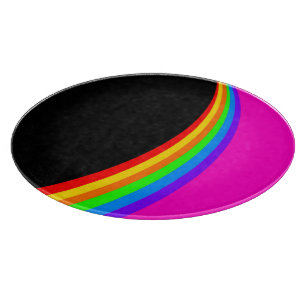 REGENBOGENMUSTER SCHNEIDEBRETT