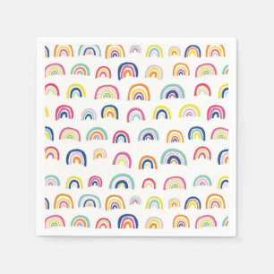 Regenbogenmuster Serviette