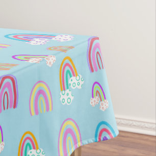 Regenbogenmuster Tischdecke