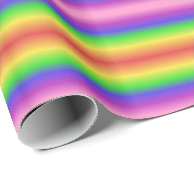 Regenbogenneigung Geschenkpapier (Rolleneckpunkt)