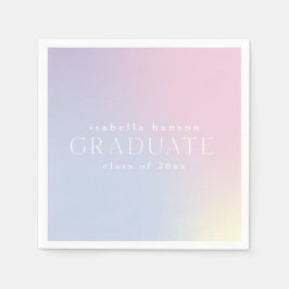 Regenbogenombre trendy Abschluss Napkins Serviette